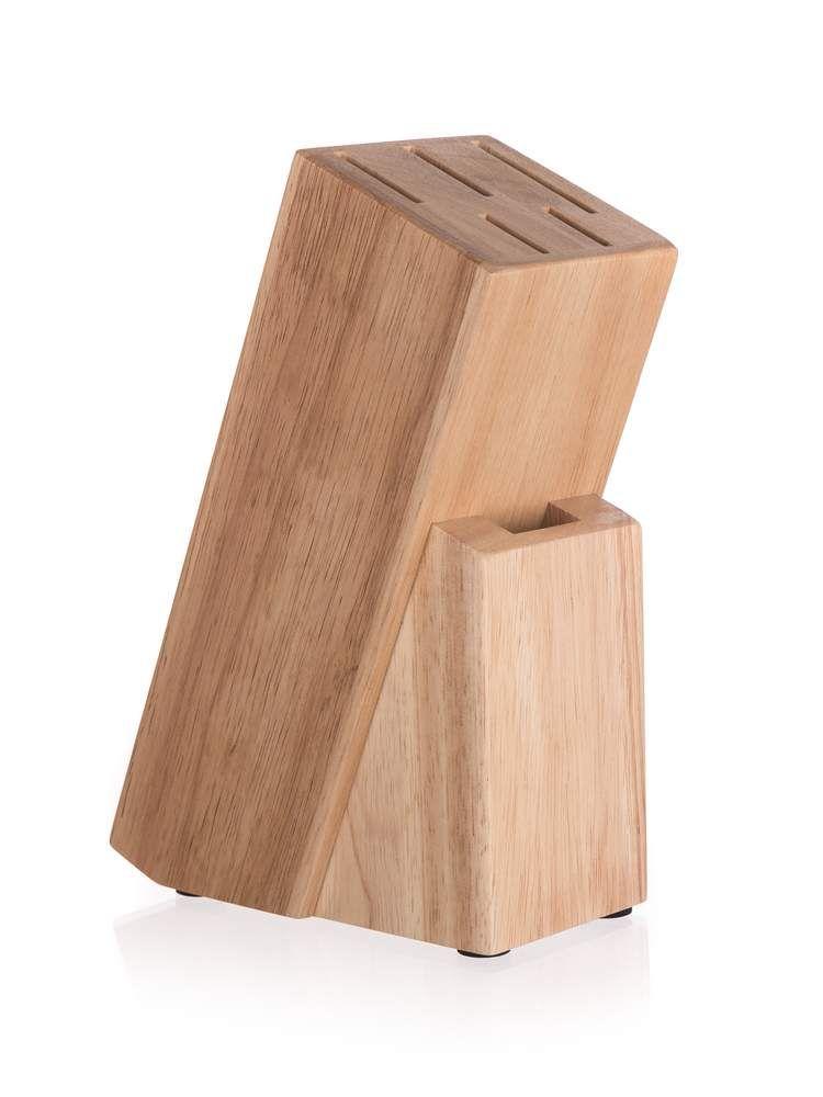 Drewniany stojak na 5 noży Brillante 22x17x9 cm