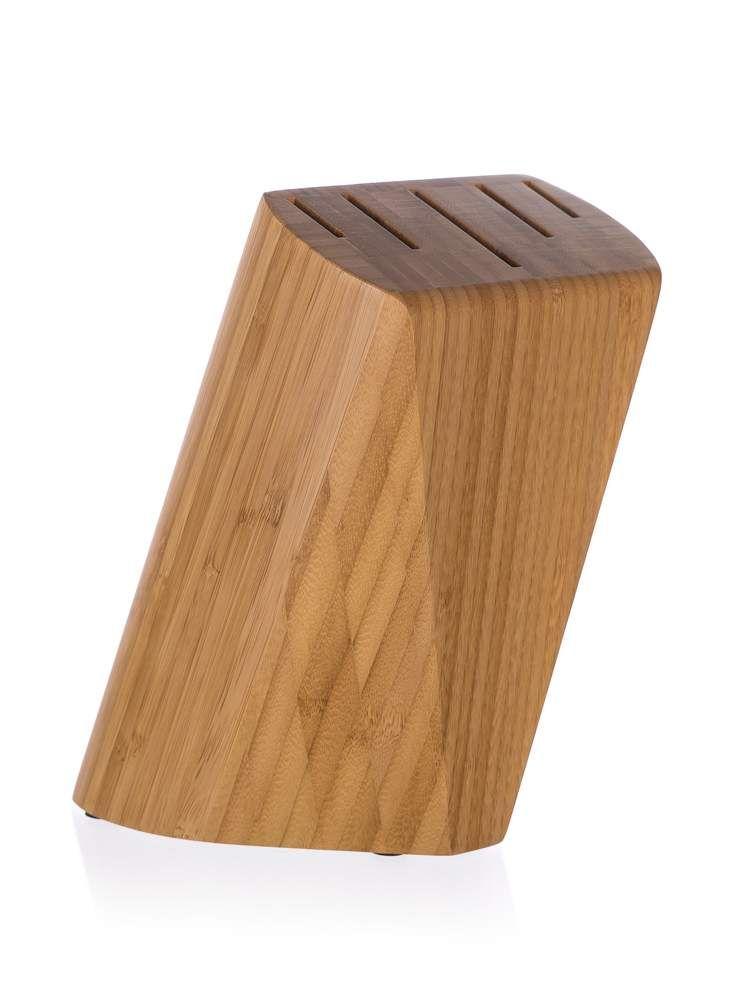 Wooden stand for 5 knives Brillante Bamboo 22x13.5x7 cm