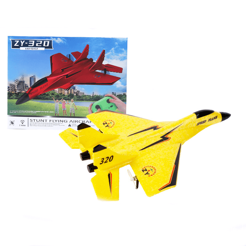 Zdalnie sterowany samolot latający (Model ZY-320) 2.4GHZ - Żółty