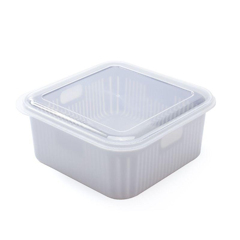 Food storage container in the refrigerator - gray