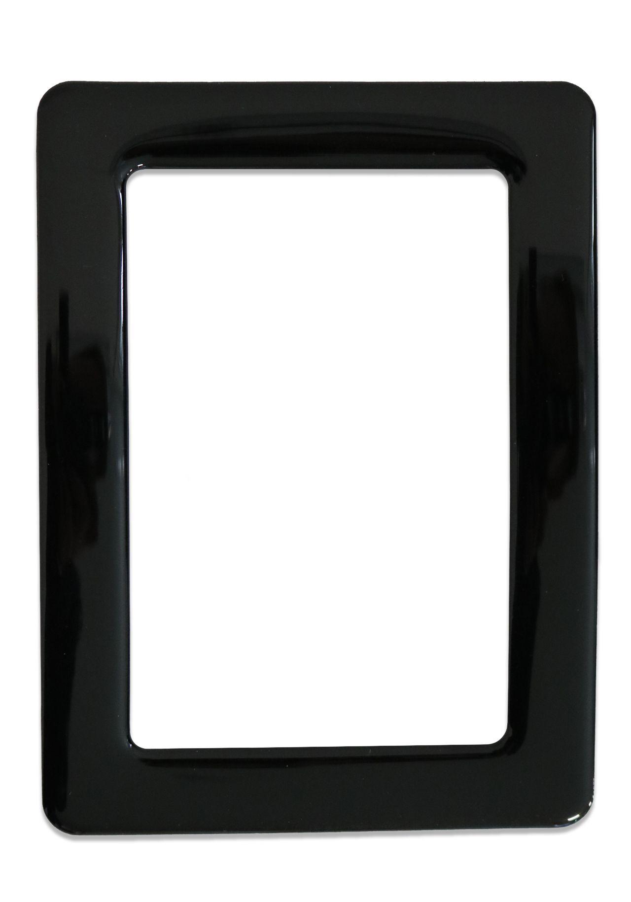 Magnetic self-adhesive frame size 12.3x8.1cm - black
