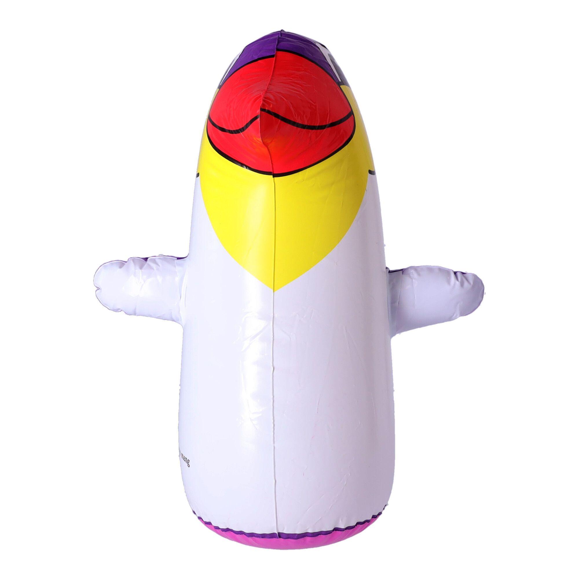 Dmuchany worek treningowy dla dzieci, Zabawka dla dzieci – pingwin, 36 cm.