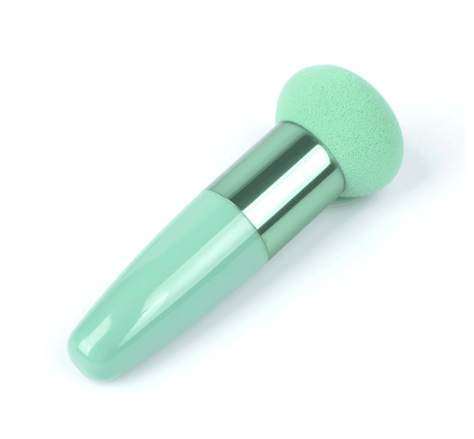 Sponge, mushroom-shaped makeup blender - green
