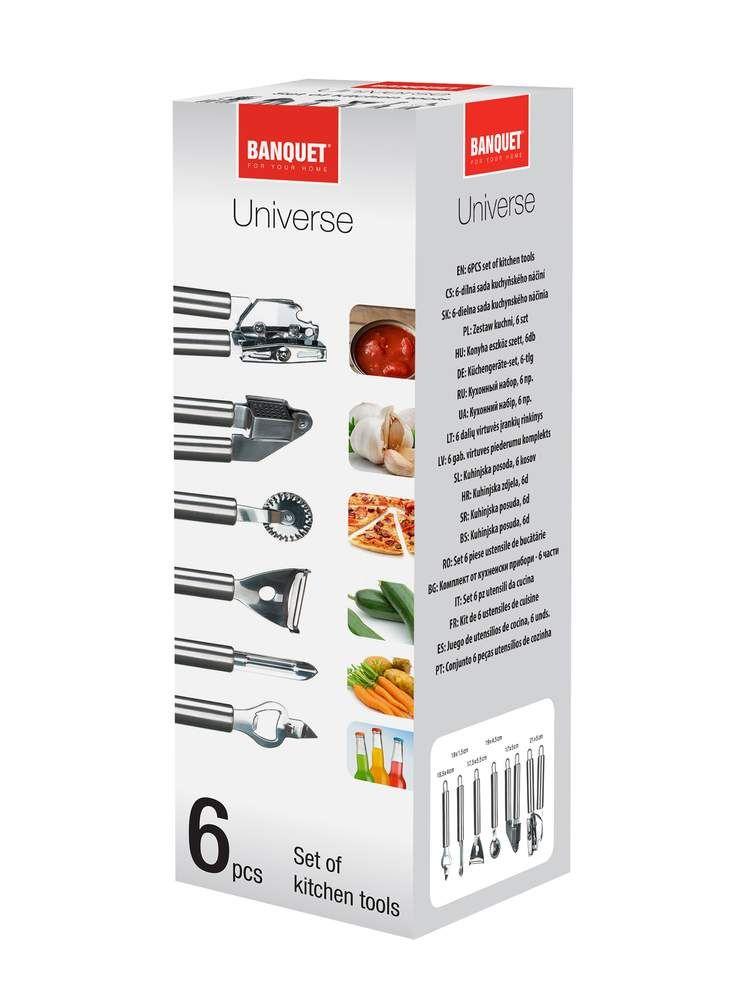 Stainless kitchen accessories UNIVER 6 pcs