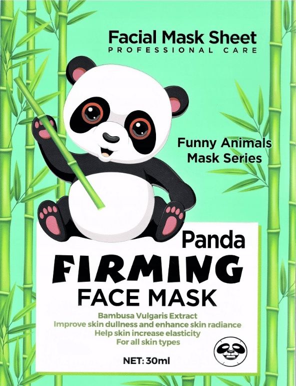 Firming sheet mask Funny Animals Mask - PANDA