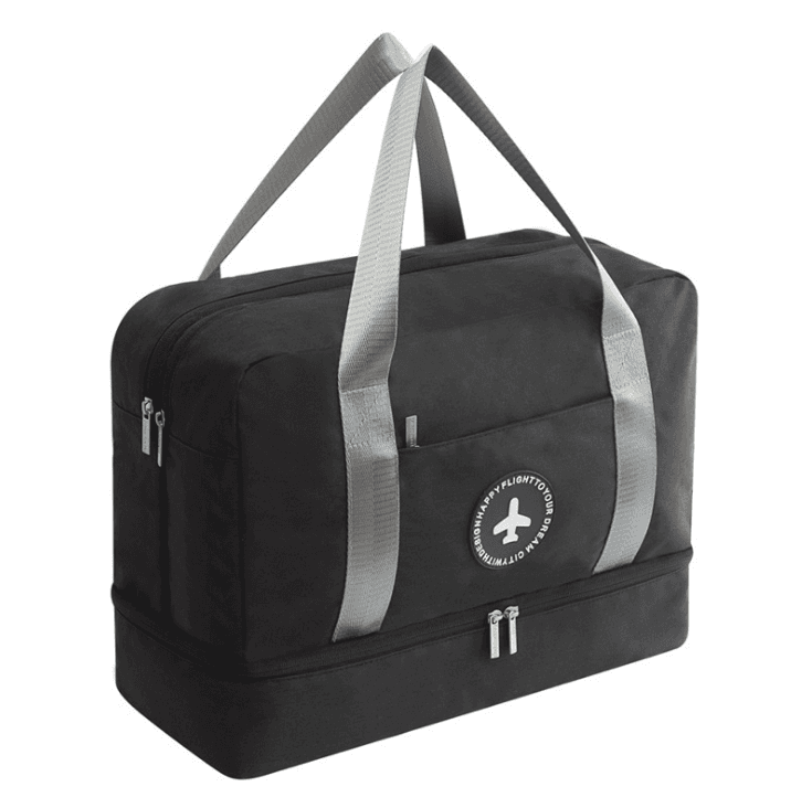 Travel bag for the gym - black