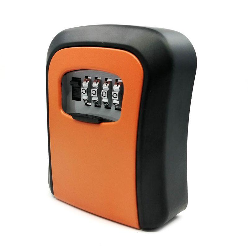 Lockable key box - orange