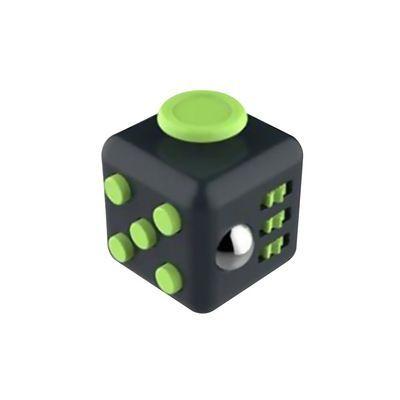 Anti-stress cube Fidget Cube Black / Green