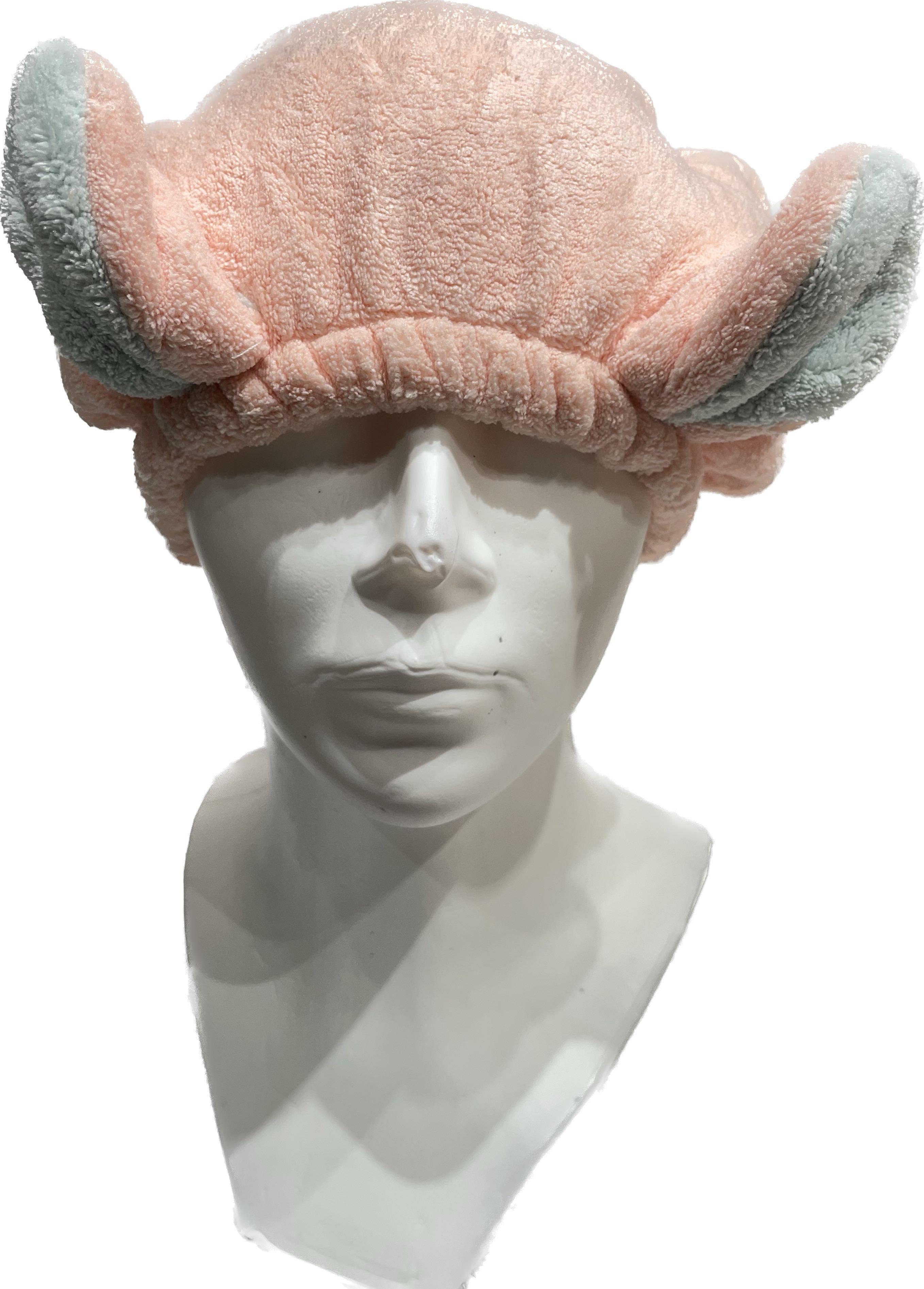 Super absorbent hair towel, hair turban - with ears