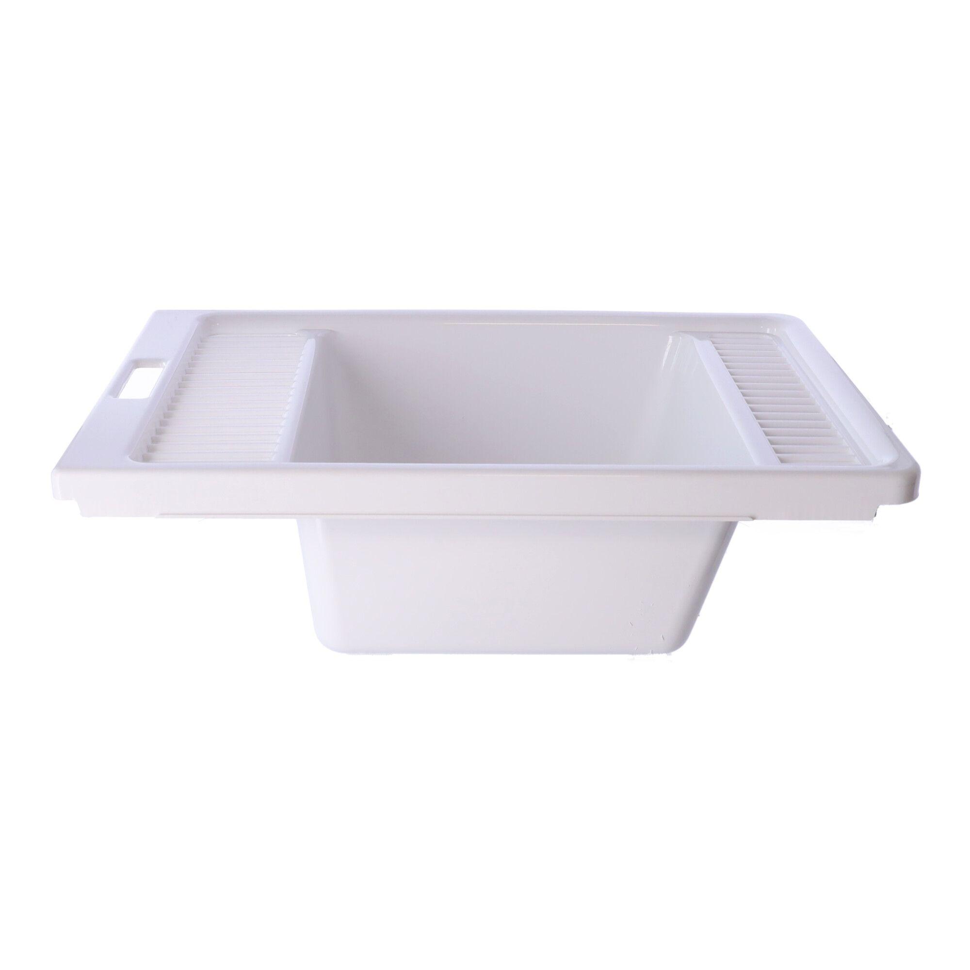 Bath bowl with stopper, POLISH PRODUCT - white
