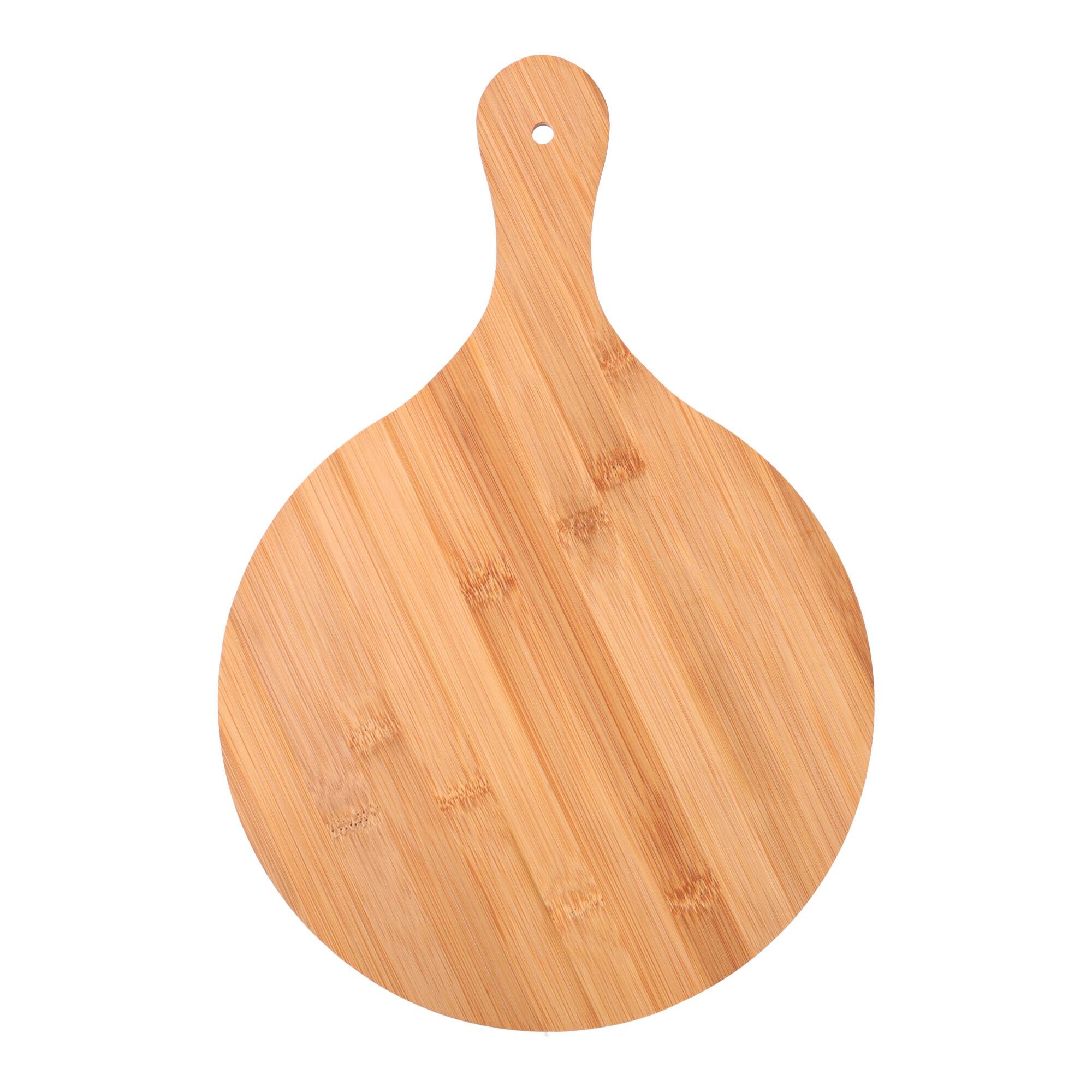 Wooden pizza board - round, size 40*27*1.2