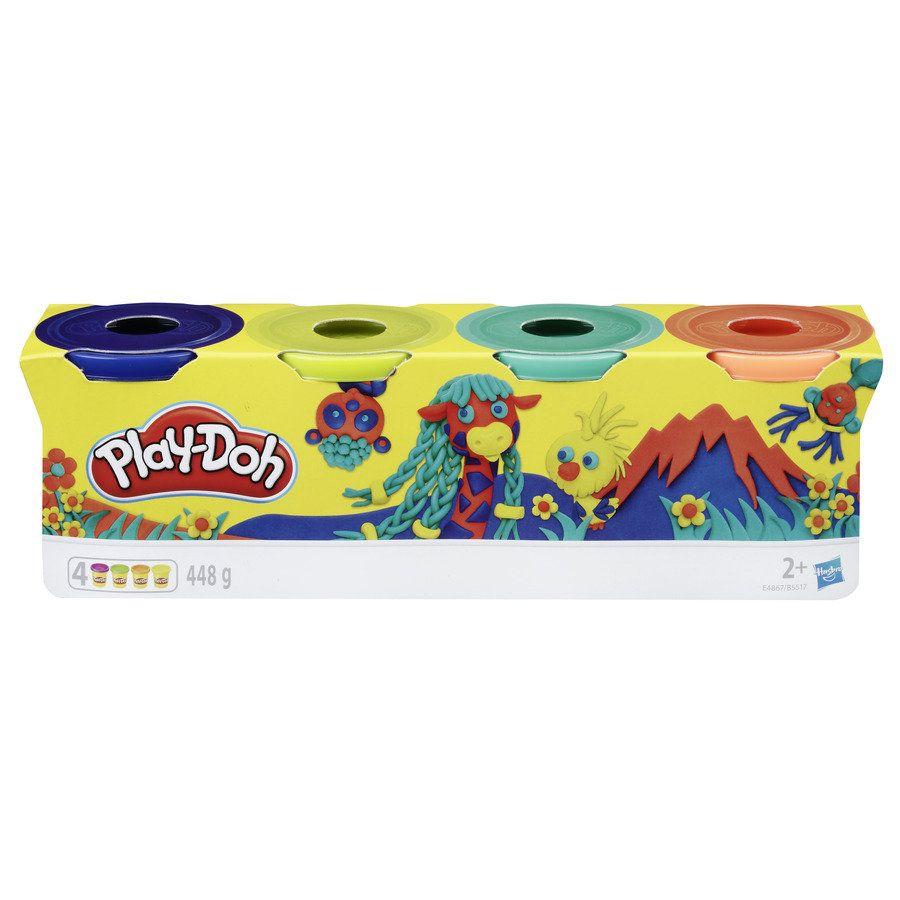 Play-Doh - Tuba 4-pak Słodkie Kolory