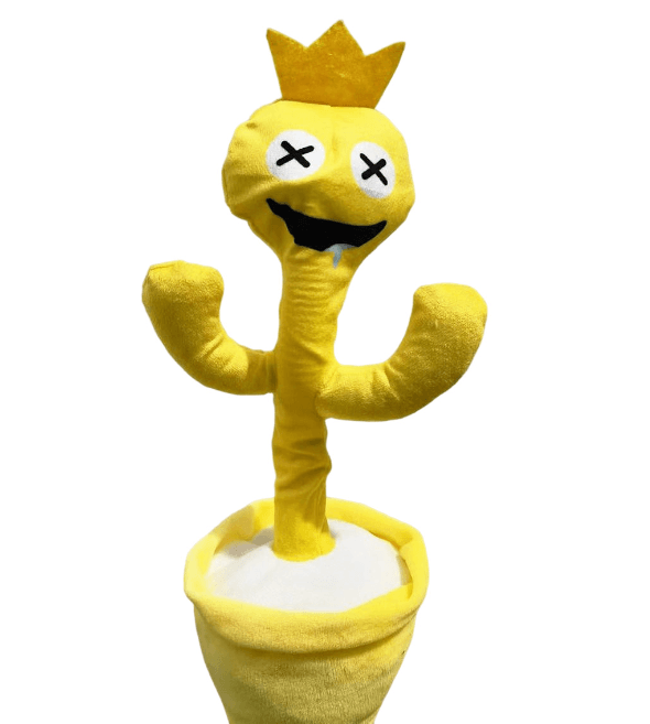 Children's toy - Dancing and singing ROBLOX RAINBOW FRIENDS mascot -  yellow