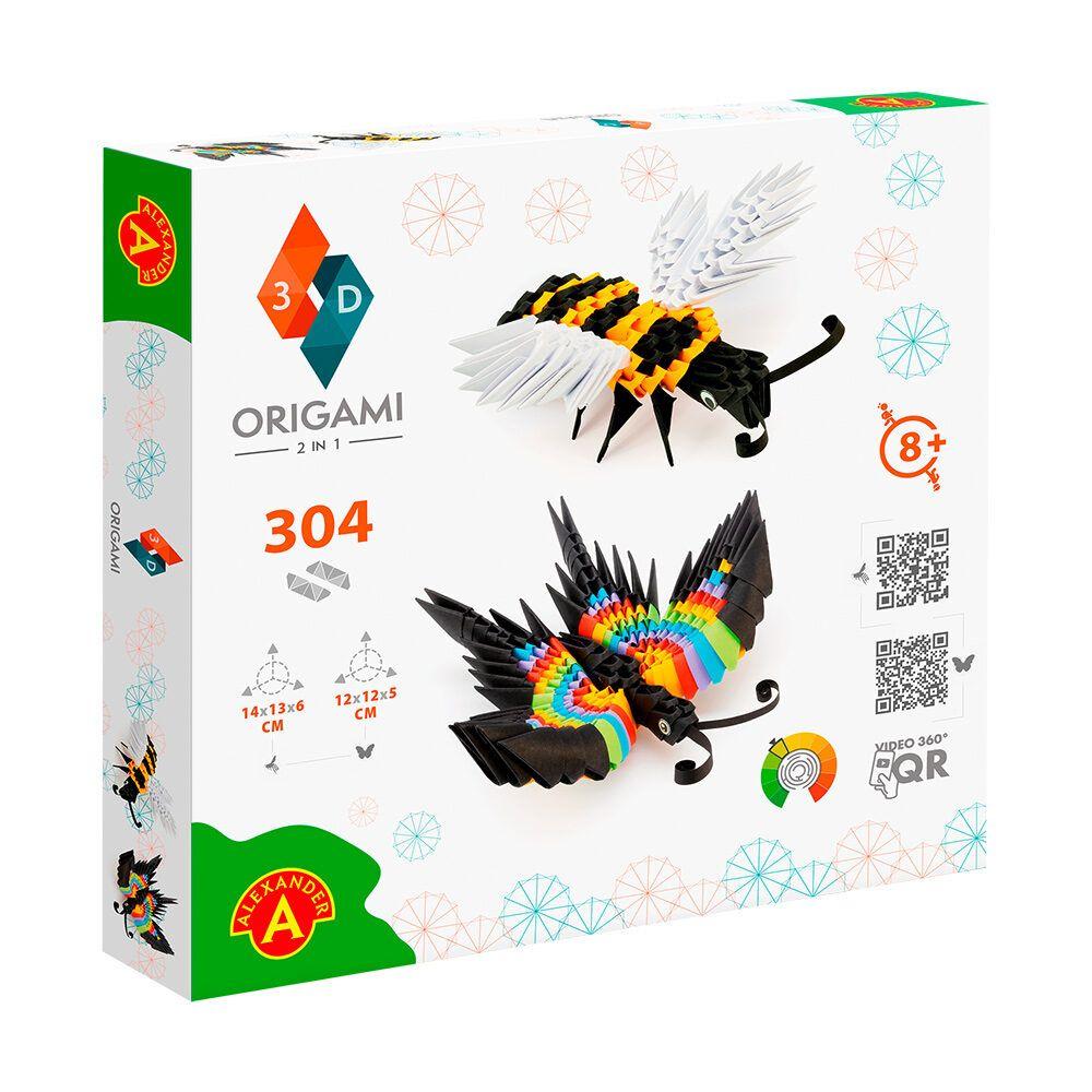 Alexander, Origami 3D - 2w1 Motyl, Pszczoła