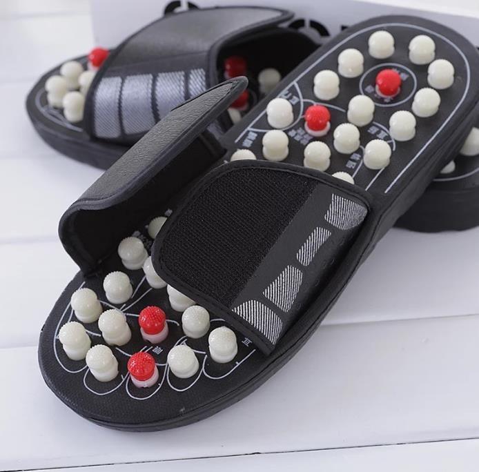 Health slippers for acupressure / foot massage / Fakirki - size 44-45