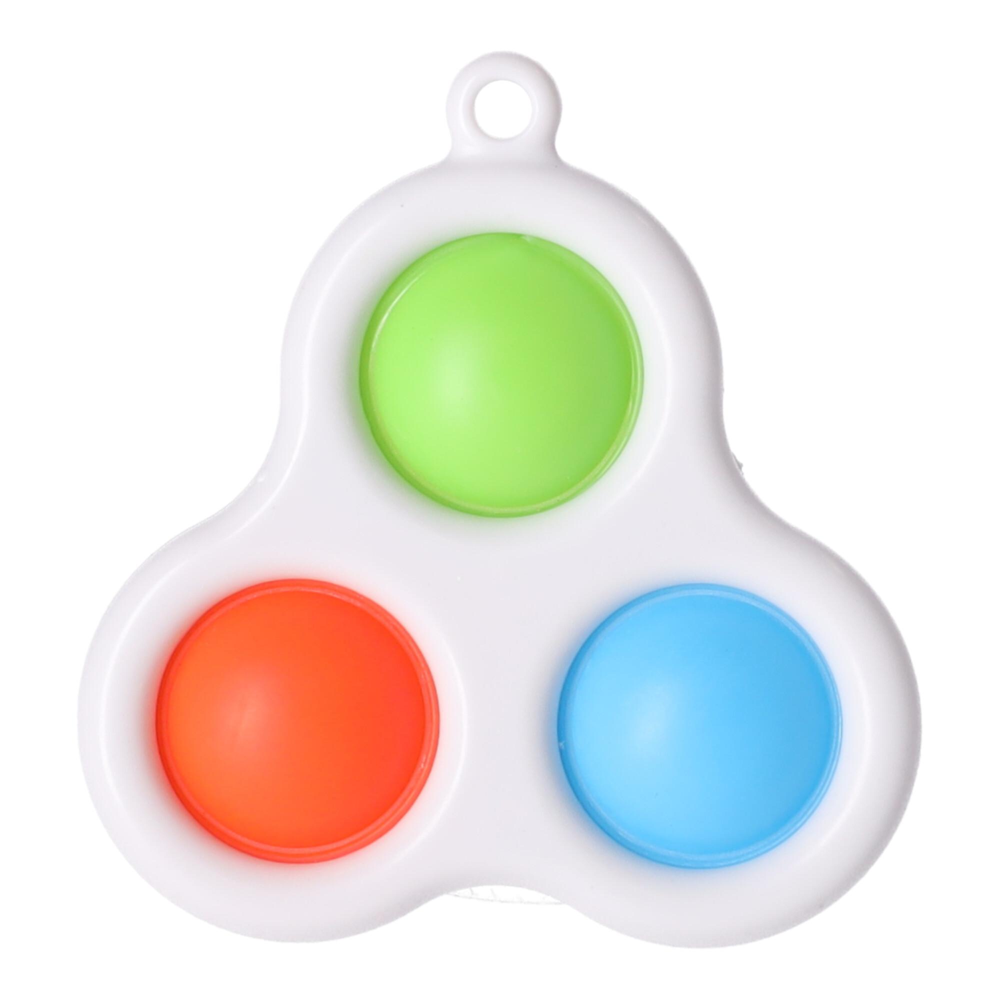 Push pop bubble Type 1 anti-stress toy key ring