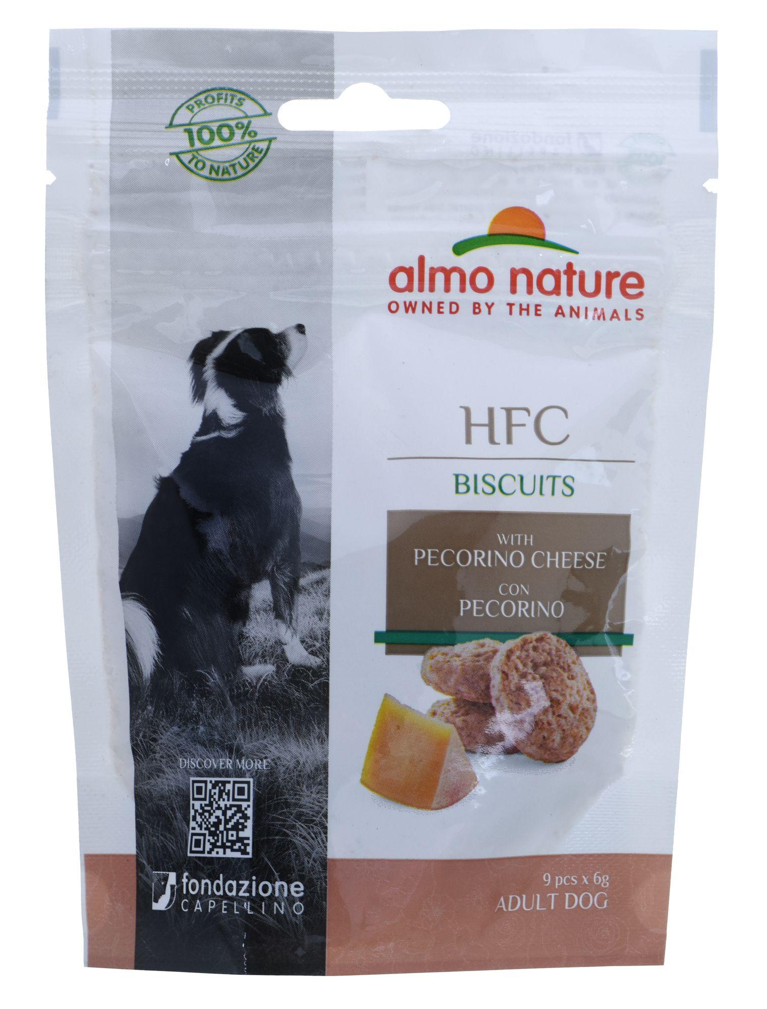 ALMO NATURE HFC Biscuits Pecorino - Cheese Biscuits for Dogs - 54 g