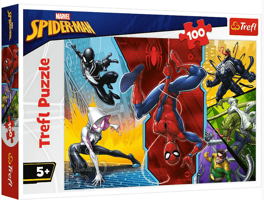 Clubs: Puzzle 100 pcs. - Spider-man Upside down