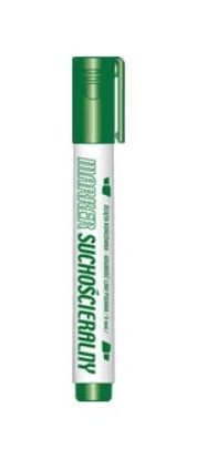 Dry erase marker round tip green