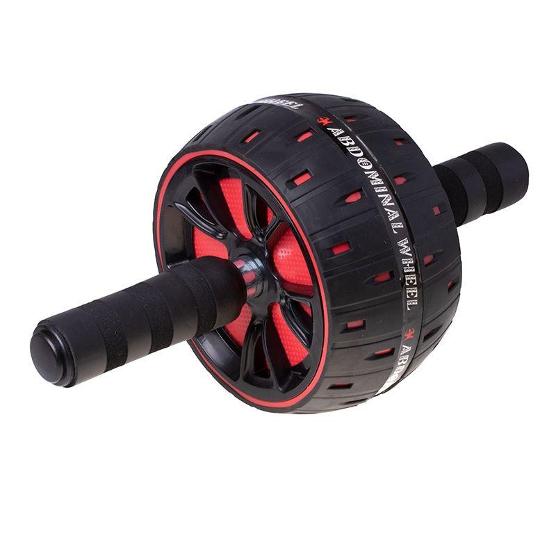 Abdominal muscle training wheel - red