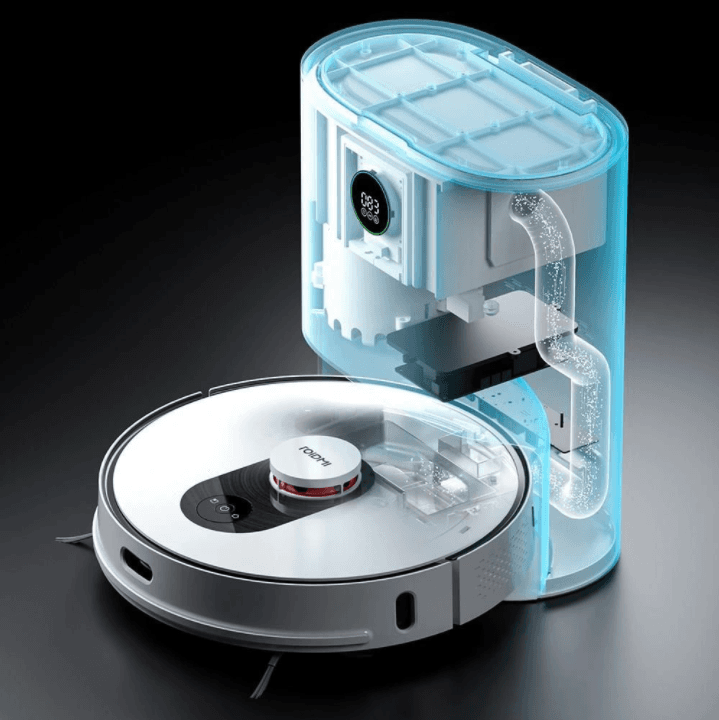 Robotic vacuum cleaner Xiaomi Roidmi Eve Plus + docking station with tank 3L