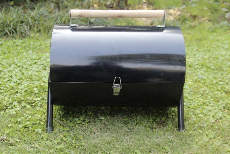Przenośny grill stołowy - czarny