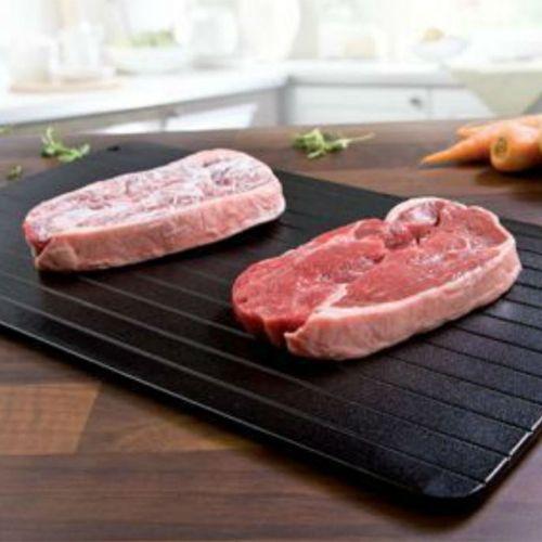 Tray for quick defrosting of food, size 23 x 16.5 x 0.2cm