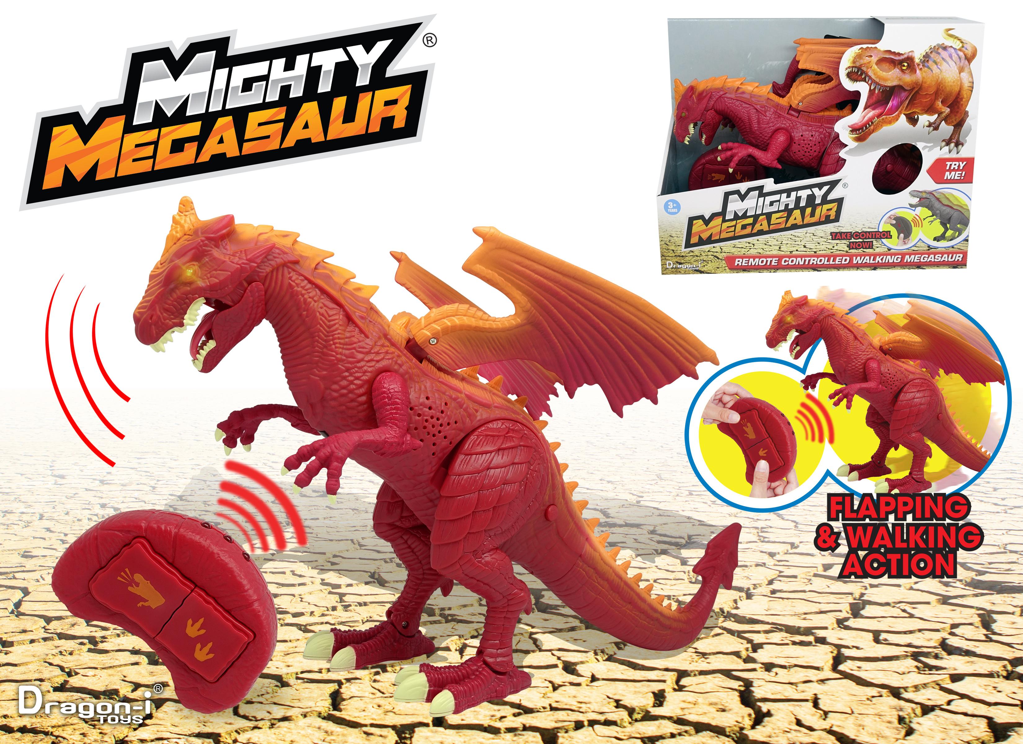 Mighty Megasaur Battery Operated Infra-Red Controlled Walking Dragon