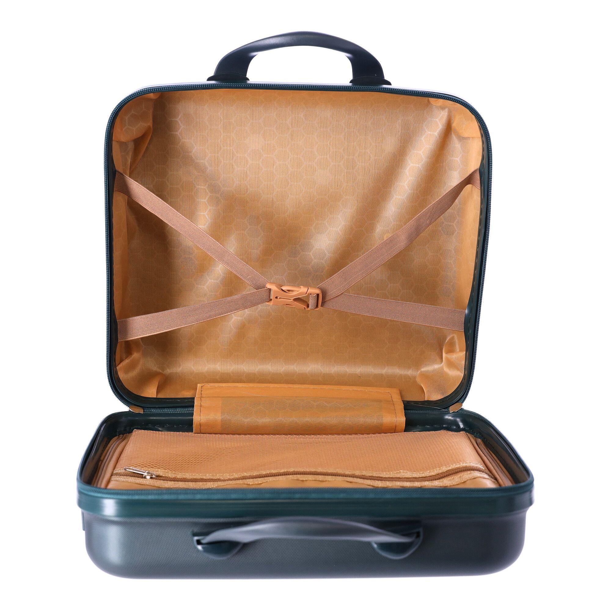 Children's luggage / Lovely travel cosmetic bag - dark green
