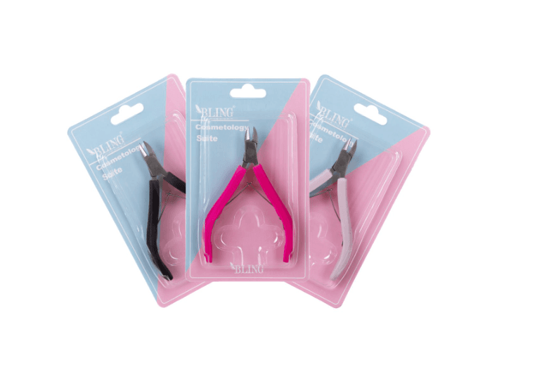 Cuticle nippers BLING 3 mm, mix color