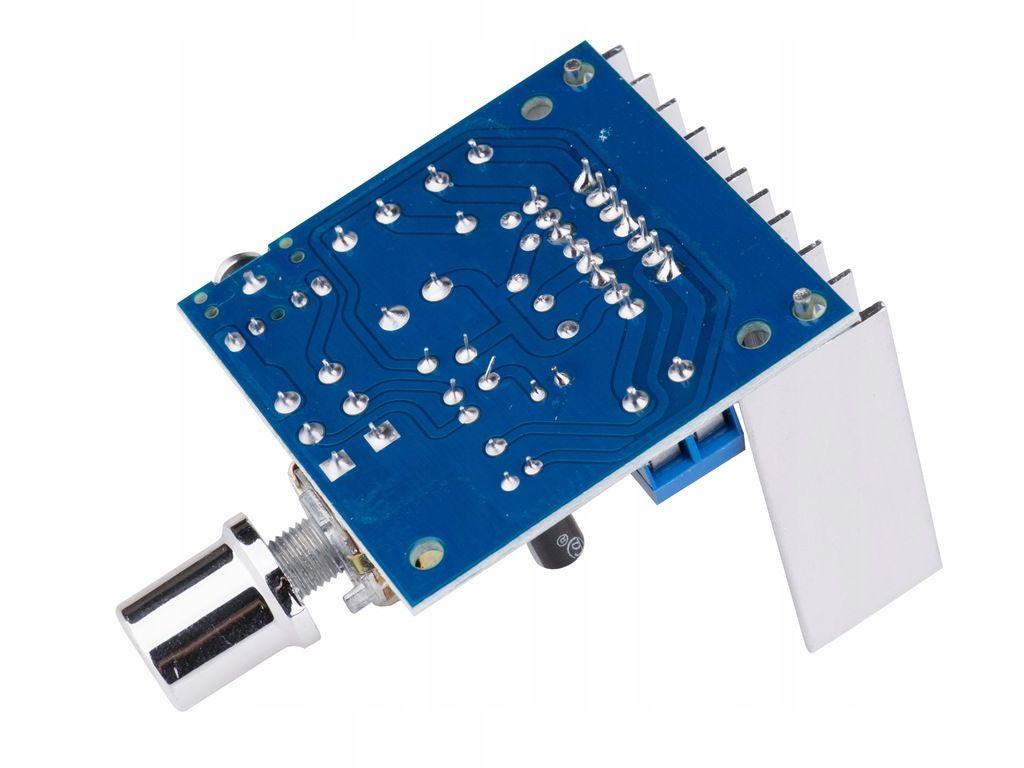 Audio amplifier module 2x15W 12V TDA7297 + knob