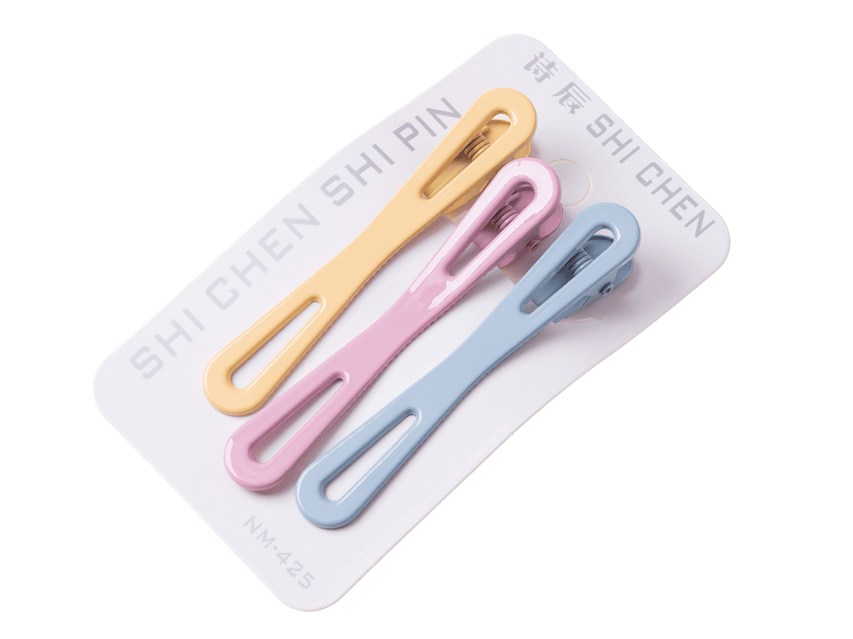 A set of 3 pieces hairpins "infinity" - blue pink yellow