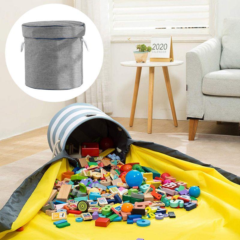 Container for children's blocks - gray