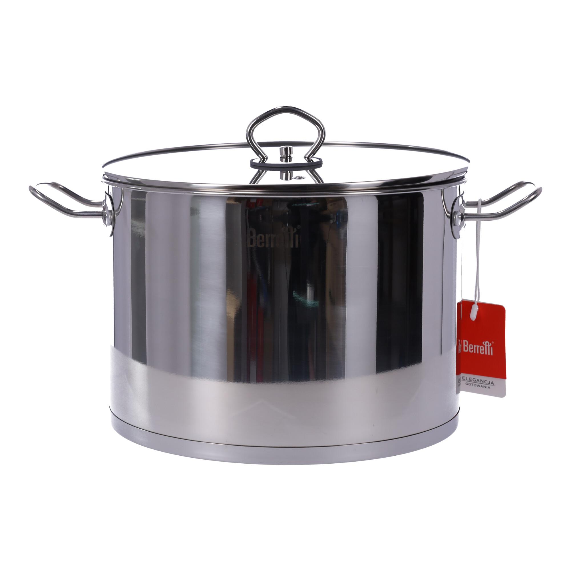 Stainless steel pot with lid Gemini BERRETTI, 26 cm