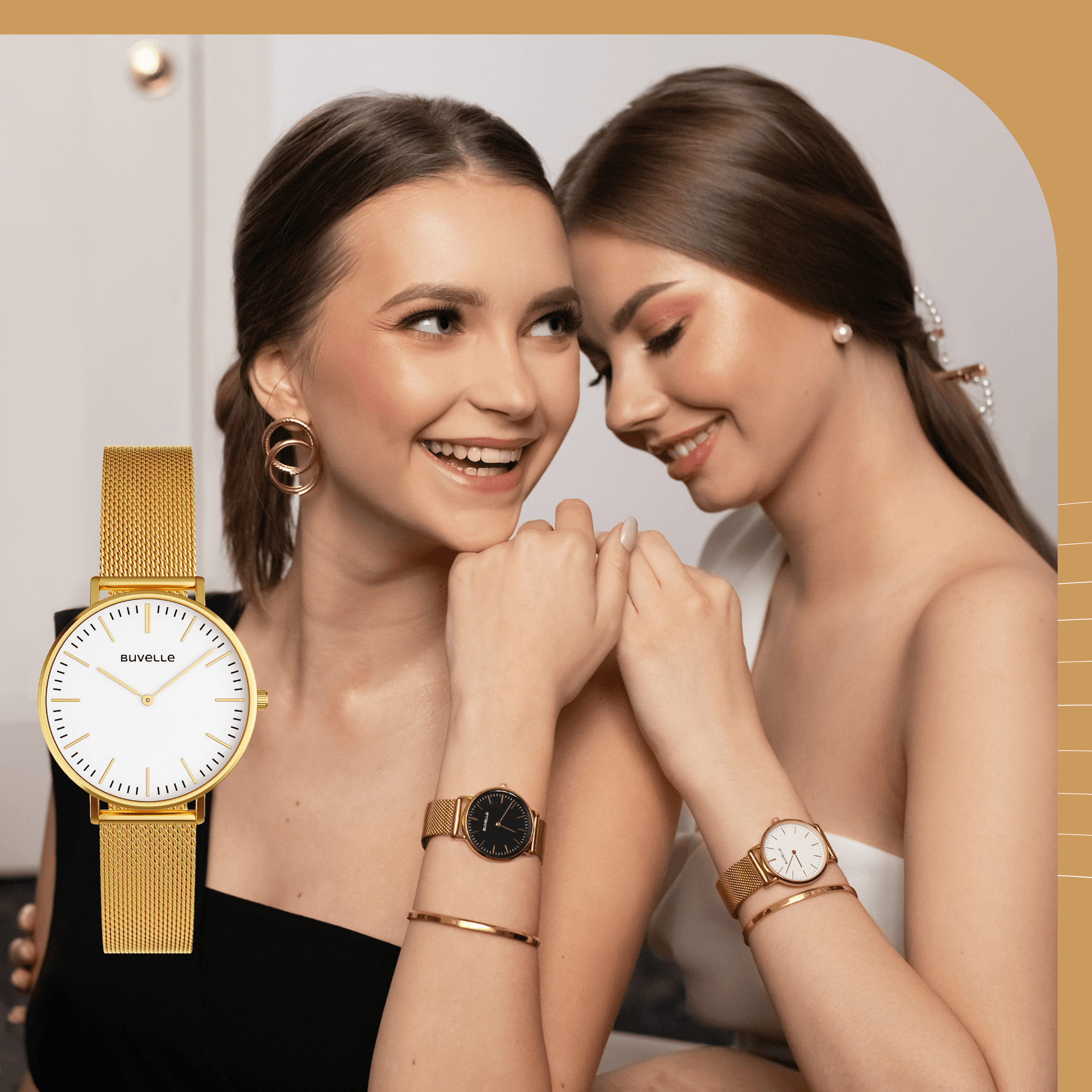 Zegarek damski BUVELLE - złoty