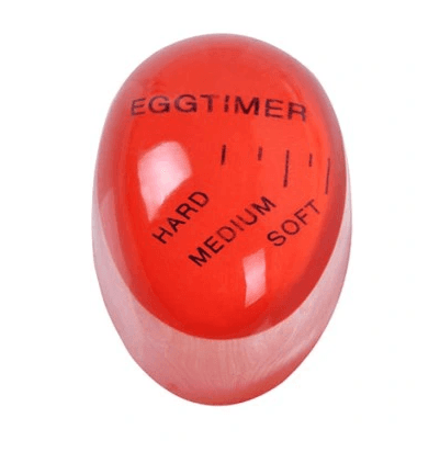 Egg timer that changes color