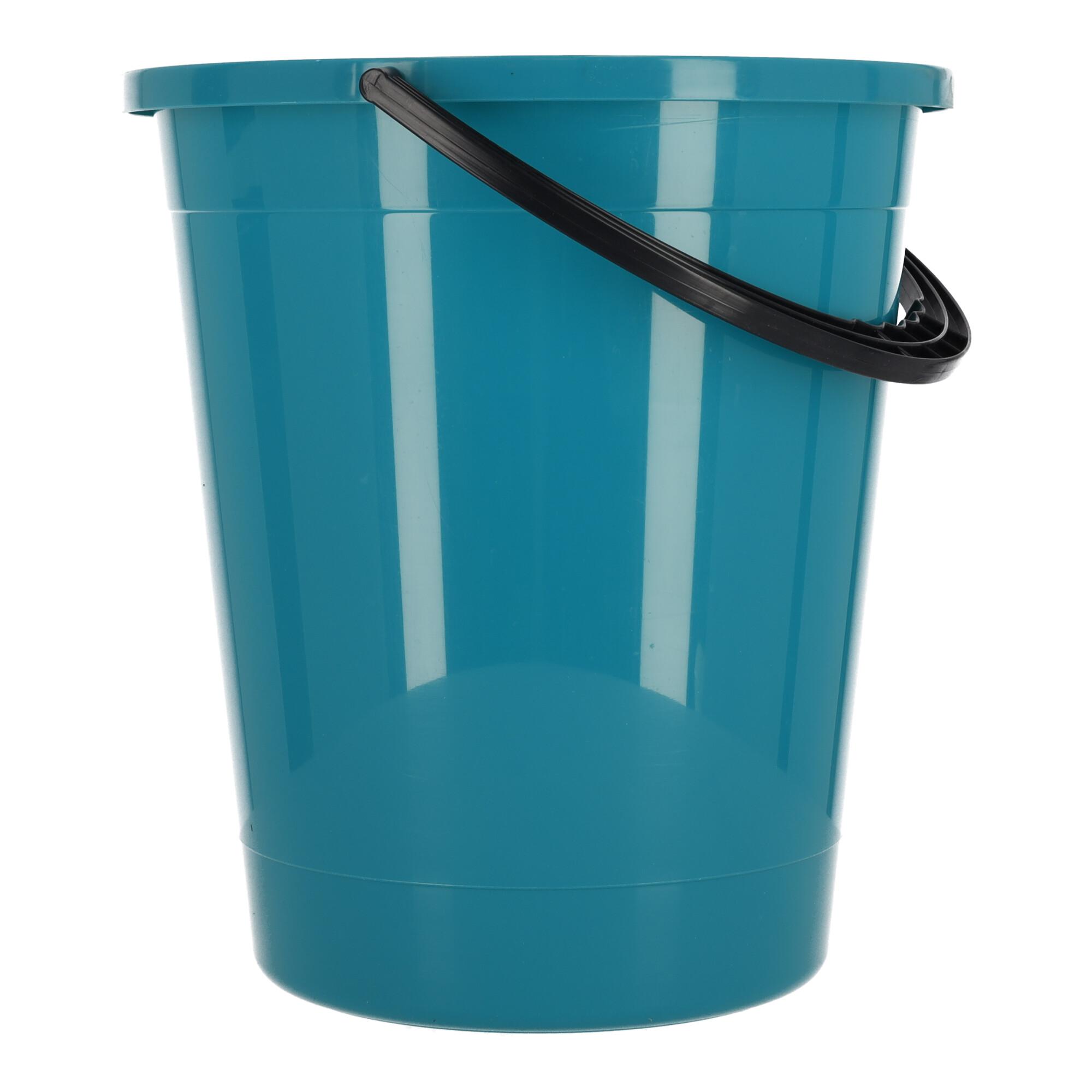 Bucket 15L, POLISH PRODUCT - turquoise