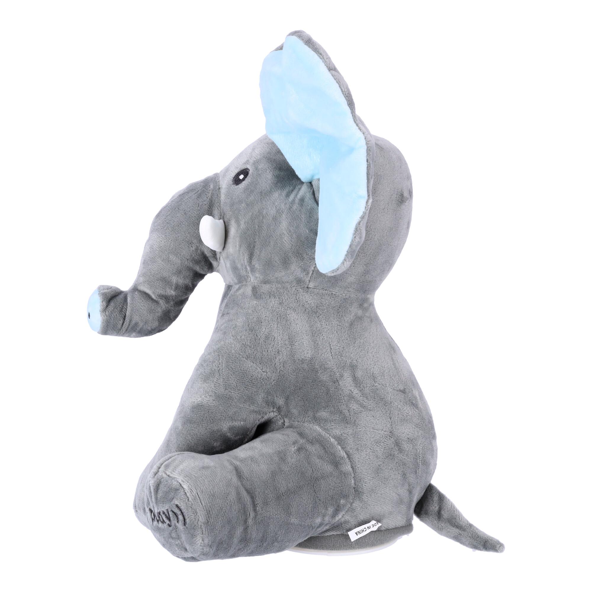 Interactive plush Elephant - blue