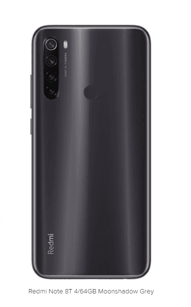 Phone Xiaomi Redmi Note 8T 4/64GB - grey NEW (Global Version)