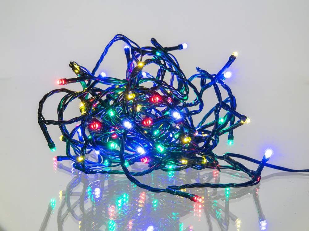 LED garland 120, 9m + 3m, 230V, color
