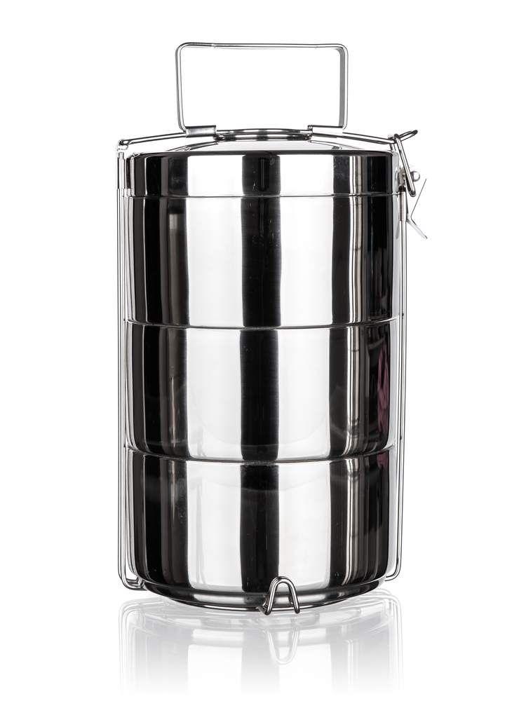 AKCENT 3-Piece Stainless Steel Double-Wall Container