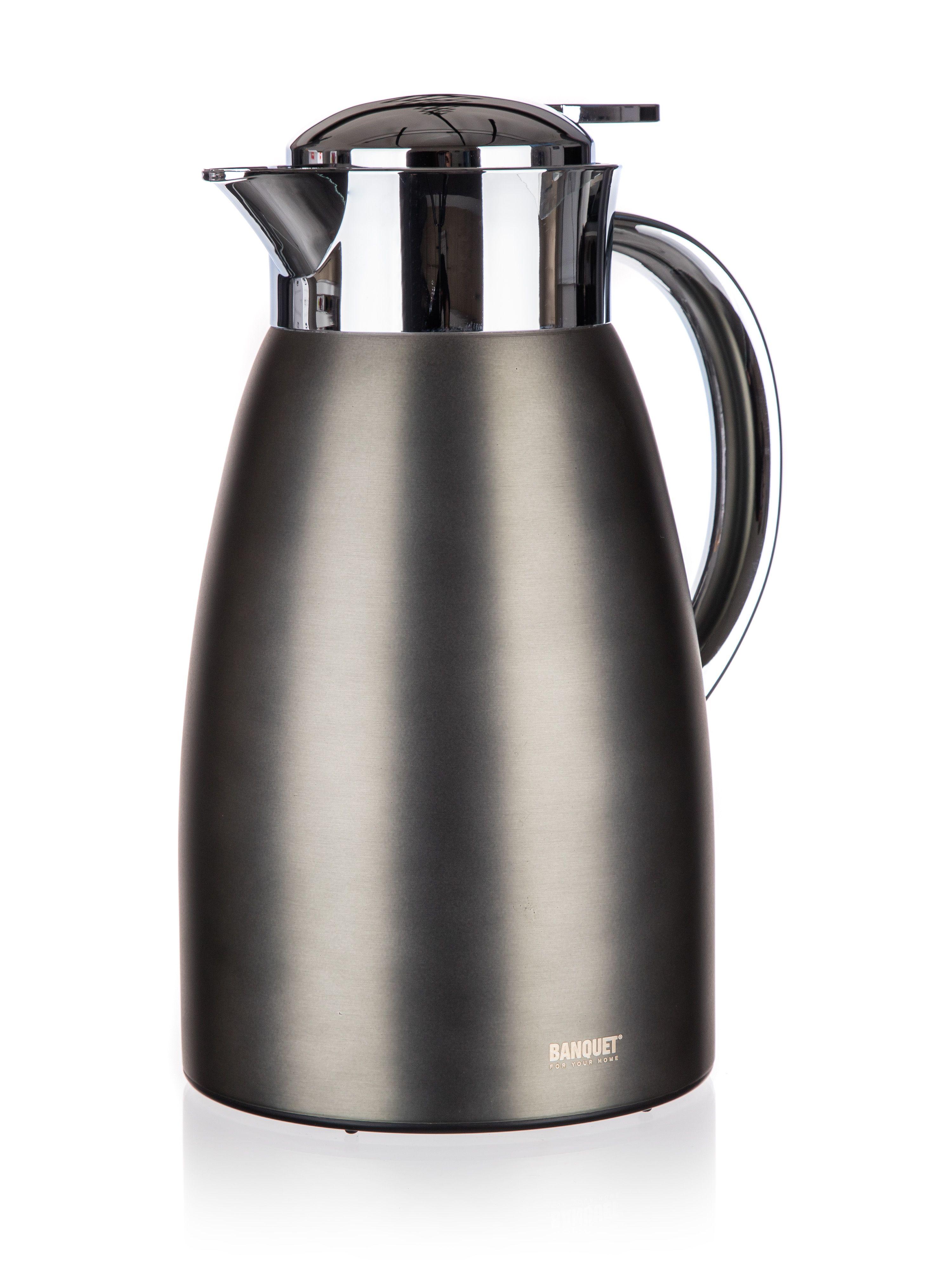 METALLIC Platinum 1,5 l stainless steel double wall kettle