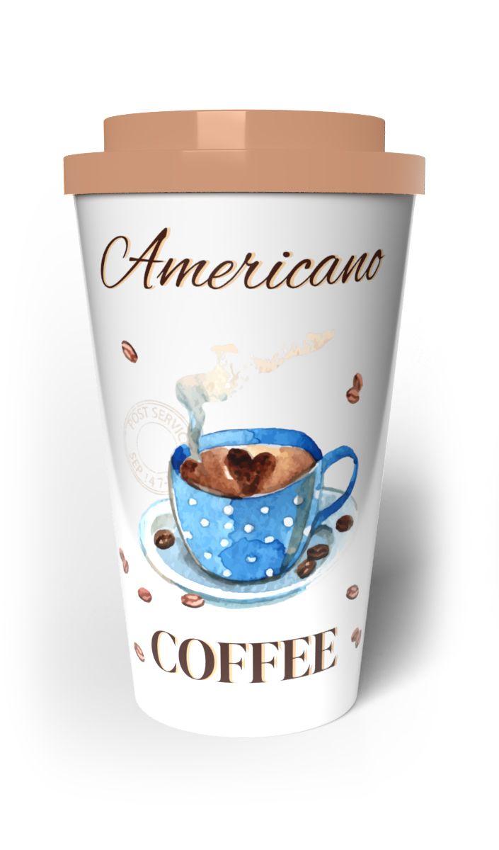 Double wall thermal mug COFFE 500ml Americano coffe