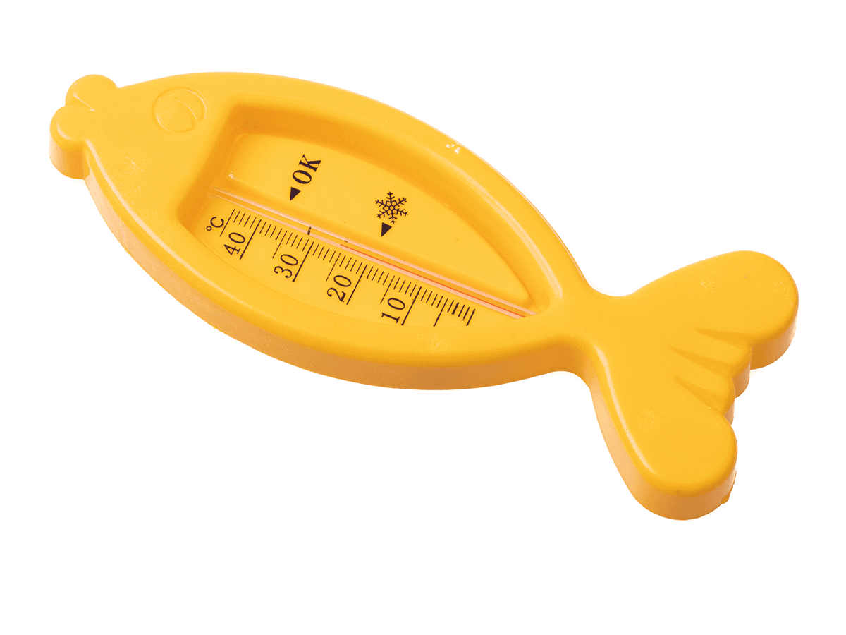 Termometr do kąpieli dla niemowląt Rybka - żółty