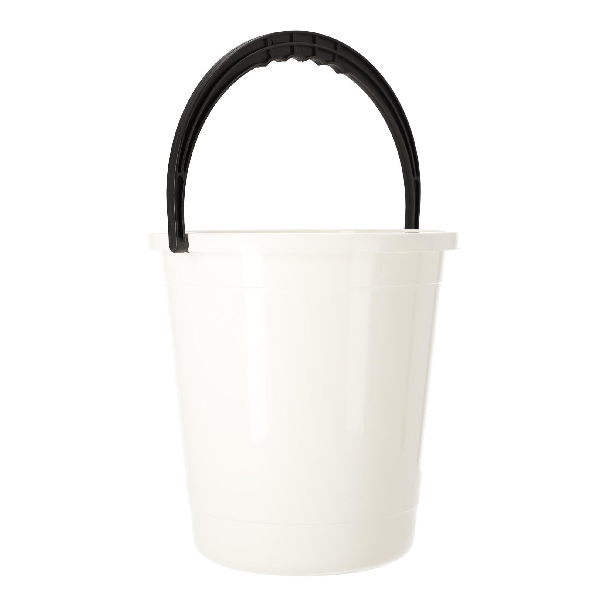 Bucket 8L, POLISH PRODUCT - white