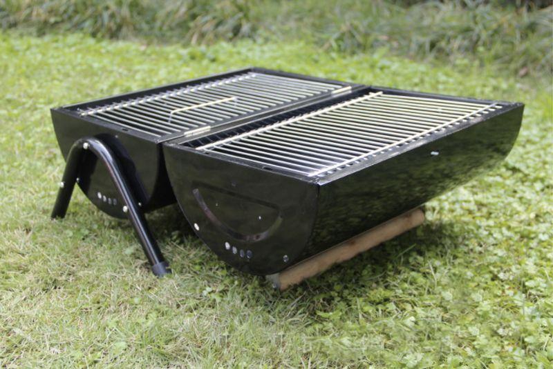 Przenośny grill stołowy - czarny