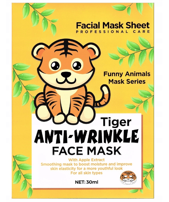 Anti-wrinkle sheet mask Funny Animal Mask TIGER