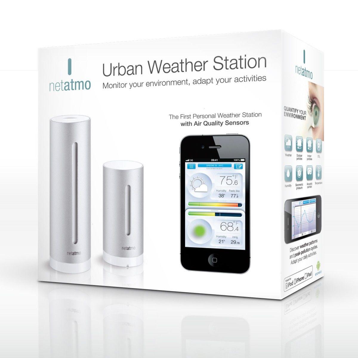 Netatmo NSW01-EC digital weather station Aluminum Wi-Fi