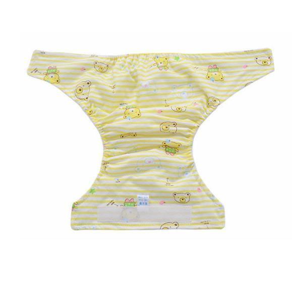 Reusable diaper, swaddle - size S, yellow