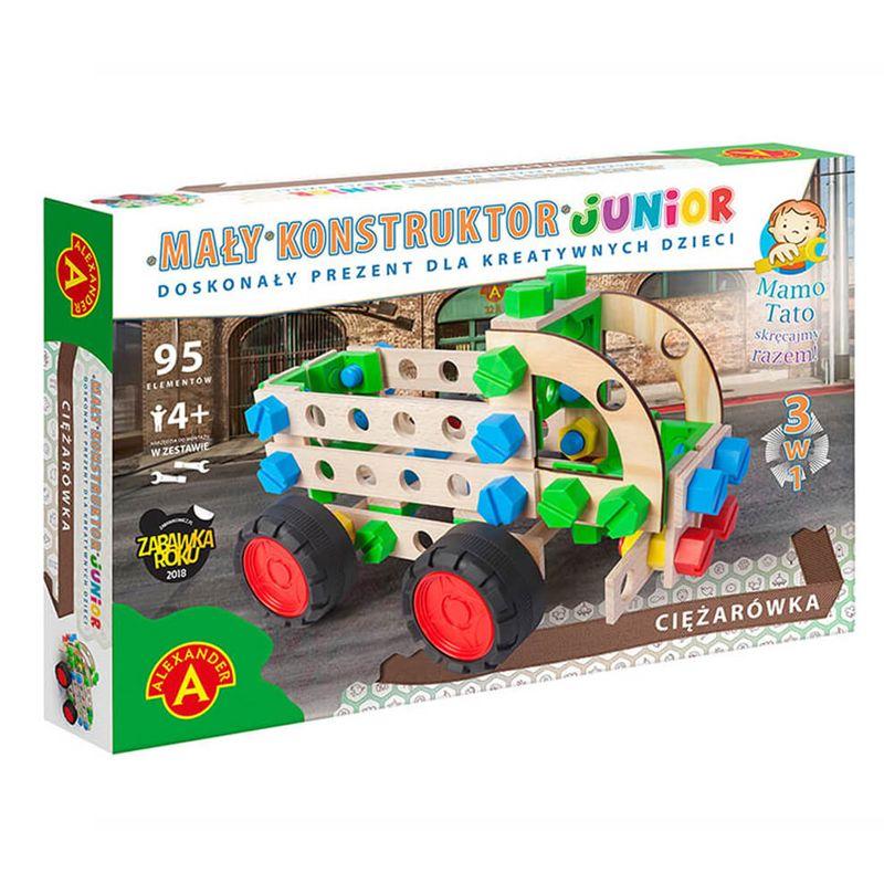 Zabawka konstrukcyjna Alexander - Mały Konstruktor Junior - 3w1 Ciężarówka